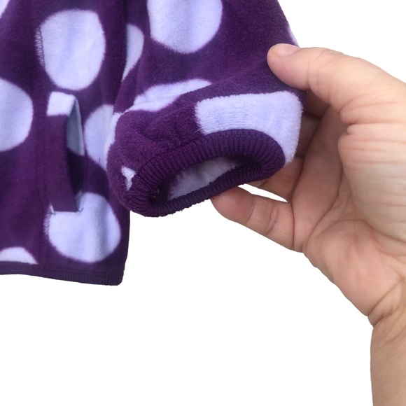 Old Navy Fleece Polka Dot Jacket 18-24 month - Picture 5 of 6